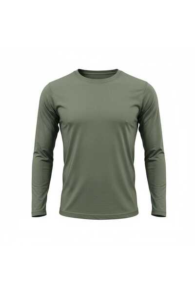 kacaraskerigiyim Erkek Mikro Fiber Uzun Kollu T-Shirt - Termal İçlik, Nefes A...
