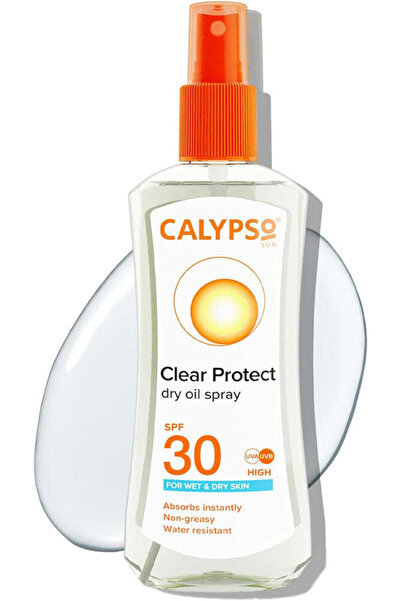 Calypso زيت سبراي للبشرة الجافة بعامل حماية من الشمس 30، 200 مل