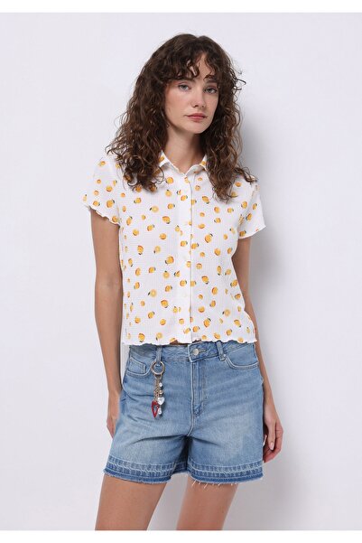 Colin's Mom Fit High Waist Straight Women's Mid Indigo Denim Jean Shorts