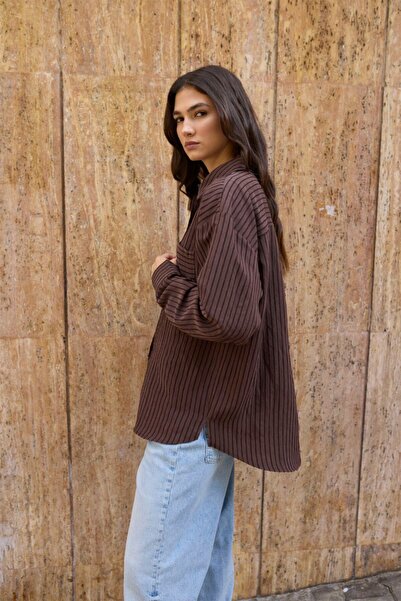 ossons Fine Line Oversized Basic Shirt