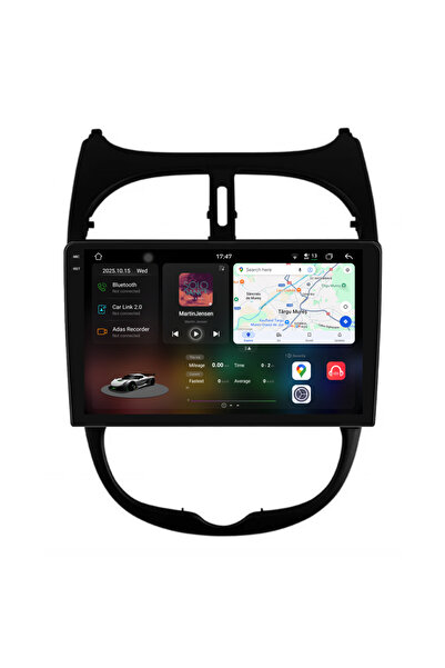 NavStore Dedicated Navigation Peugeot 206 (2001-2008), 2K, 12Gb Ram, 256Gb Storage, Carplay