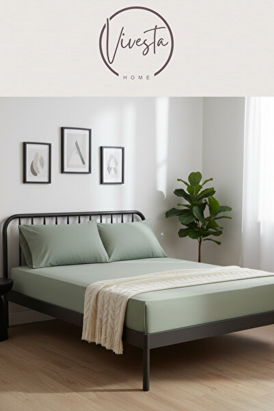 Vivesta Home Single Fitted Sheet Set 100×200 + 50×70 Pillowcase – Soft, Durable Fabric