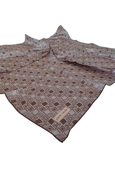 Pierre Cardin Silk Crepe Satin Scarf 2026 Winter Season 9010230-332