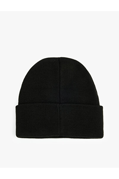 Koton Layered Beret with Label Detail