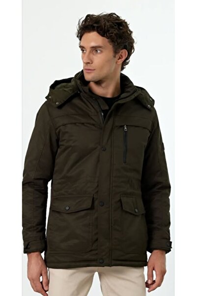 BLACKMOOD Κλασικό παλτό Parka Χακί