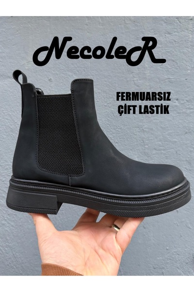 Neco Flat Sole Women's Winter Boots, Non-Slip Sole, Easy to Wear