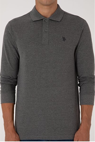 U.S. Polo Assn. U.S. Polo Assn. Polo Collar Regular Fit Basic 50% Cotton 50% Polyester Sweatshirt