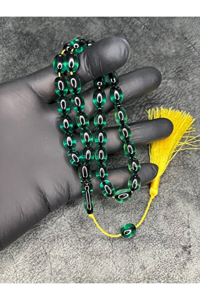 Mos Tespih High-End Tightening Amber Prayer Beads with Rope Tassels