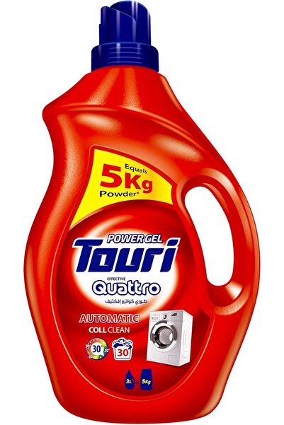 Touri Automatic Colored Clothes Washing Liquid 3000 ml