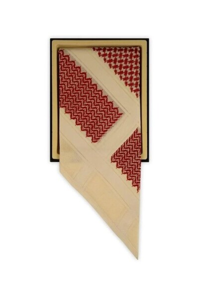 unbranded شماغ بيركاردان احمر بيج PZC المميز