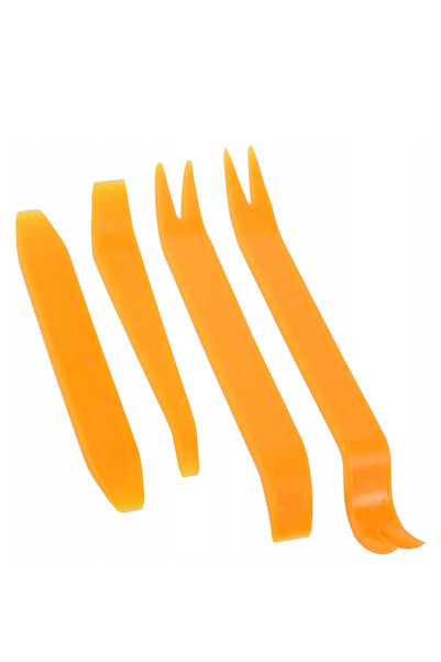 Hurtnet Set of 4 car panel removal levers, Hurtnet, hard plastic, orange
