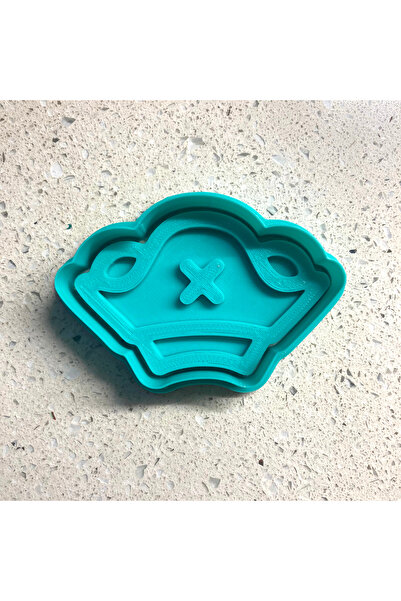 Craftelle Pirate Hat Cookie Cutter and Stamp Set |   Sea Themed Party |   Sugar Paste |   Clay Dough