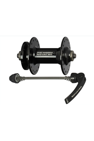 NOVATEC D761sbt Πλήμνη Μαύρο, 32h - Εμπρός, κράμα αλουμινίου, ρουλεμάν NBK