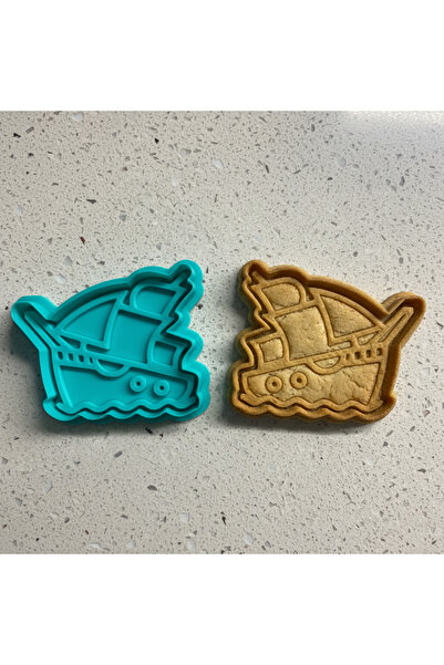 Craftelle Sailing Ship Cookie Mold and Stamp Set |   Pirate Ship |   Sea Themed Party |   Sugar Paste