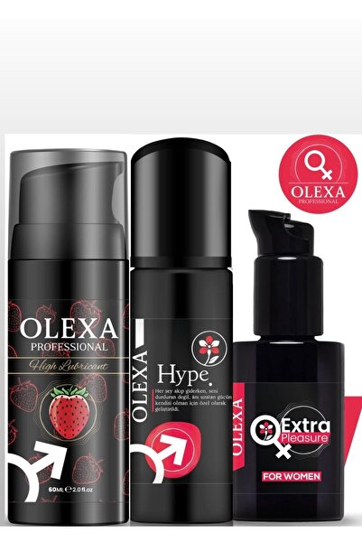 OLX 3’lü Set Kadın istek & Erkek Uzun Süre & Kayganlaştırıcı Jel