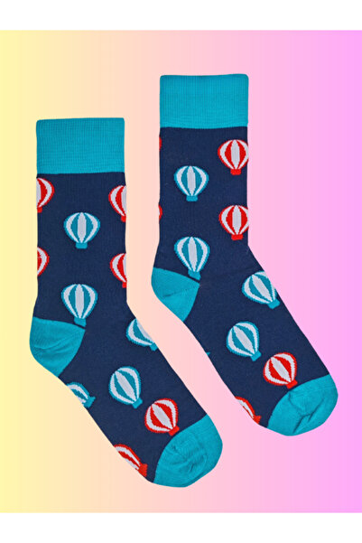 Shuttle Park Special Series Happy Colorful Balloon Patterned Socks Fun Comfortable Stylish Design Style Socks