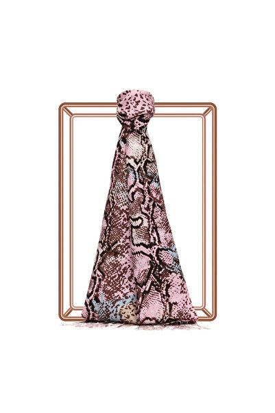 ipekevi Șal de mătase cu model Python