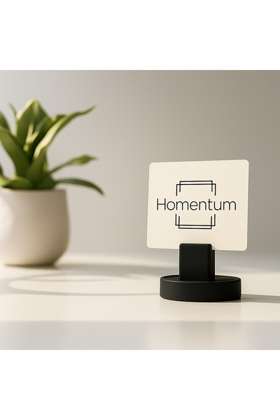 Homentum Riego | Set 3 Suporturi Minimaliste pentru Cărți de Vizită & Fotogra...