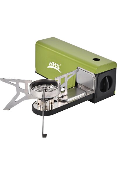 NEONI Camping Stove Portable Foldable Butane Backpacking Stove with Storage Bag (Green)