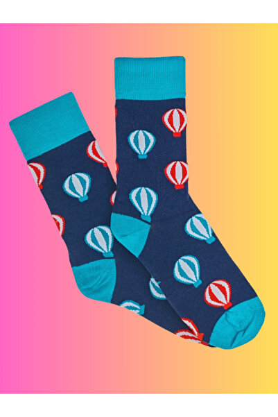 Shuttle Park Special Series Happy Colorful Balloon Patterned Socks Fun Comfortable Stylish Design Style Socks