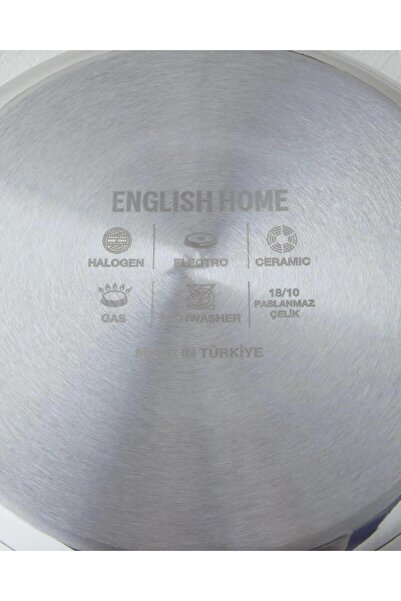 English Home Steel Pot Glowsilver 24X6 cm (13.11.2025)