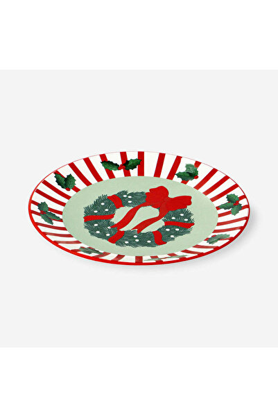 Flying Tiger Copenhagen Yılbaşı Çelengi Desenli Küçük Tabak