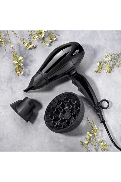 BABYLİSS 6715DSDE Hair Dryer, 2400W, Ionic, Black