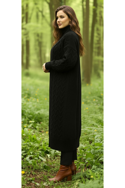 Lasirius Women's Long Oversize Knitwear Cardigan, Woolen, Warm and Stylish Winter, Spring Comfortable Outerwear