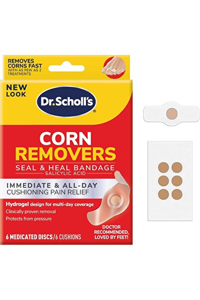 Dr. Scholl's Corn REMOVERS Seal & Heal Bandage with Hydrogel Technology, 6 ct