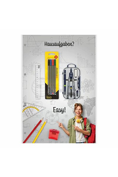 Idena School notebook, dictation, 50 sheets, 70 g/m², DIN A4