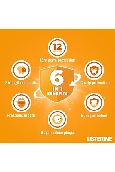 Listerine Mouthwash Miswak 500ml + 250ml Free