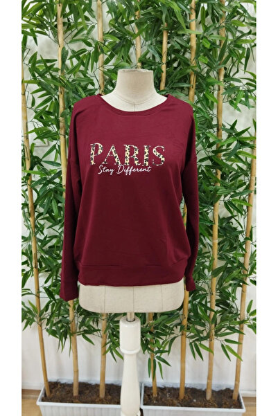 GENCULUS    Women's Long Sleeve Crew Neck Print Viscose Two Thread Blouse