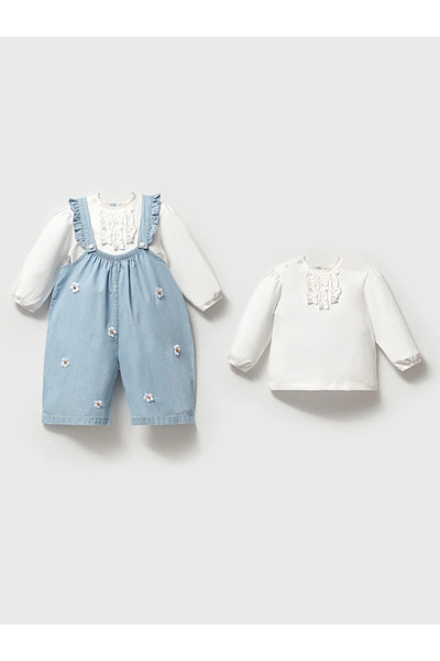 MY LORİN KİDS STORE 8204 ÇİÇEK DETAYLI TULUM