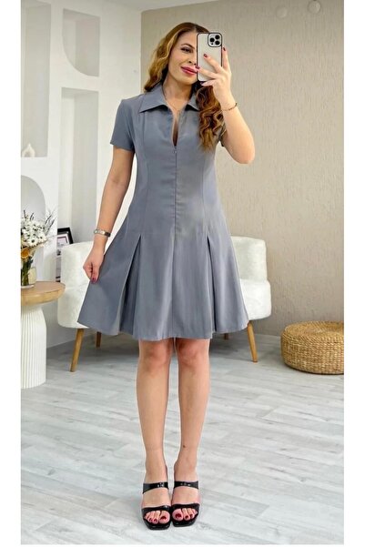 Rouge basıc Nubuk Dress