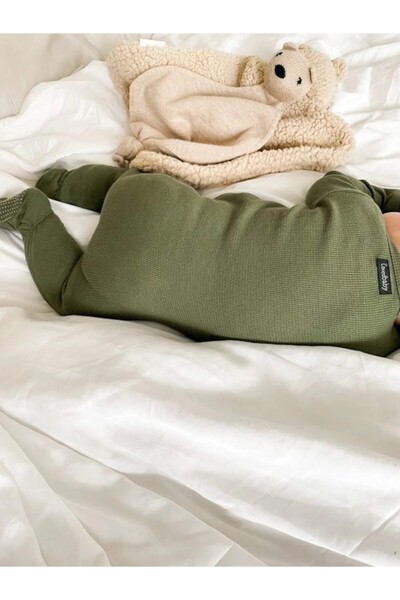 Lovedbaby Baby bodysuit made of 100% hypoallergenic cotton - GOTS certified, Forest, NB-12 months