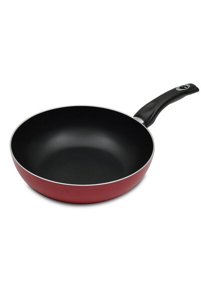 Chefline Aluminium Non-Stick Wok Pan, 28 cm, XWP28R-1H