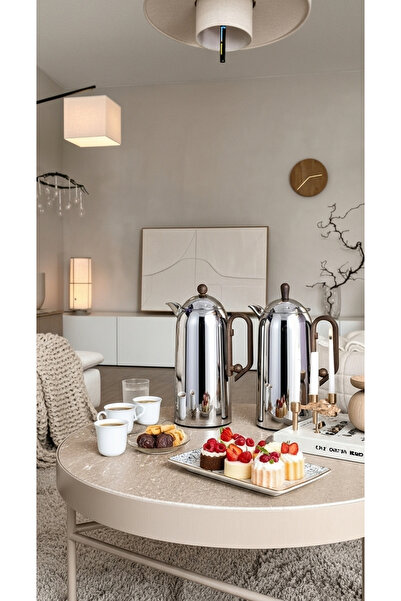 Generic 1 liter tea and coffee thermos set