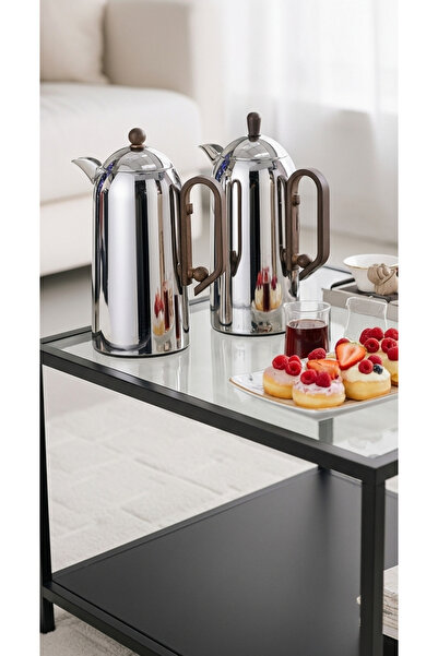 Generic 1 liter tea and coffee thermos set