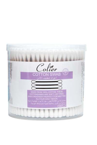 colier أعواد قطنية كولير ١٠٠٪ - ٣٠٠ قطعة