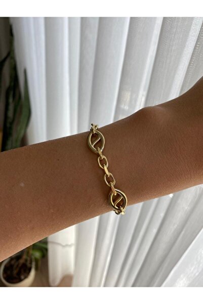 XUPING JEWELRY سوار سلسلة ذهبية بيضاوية الشكل XP