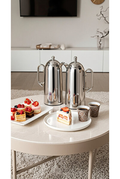 Generic 1 liter tea and coffee thermos set