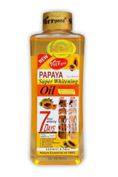 Vit Gold زيت البابايا لتبييض فائق للوجه والجسم 200 مل