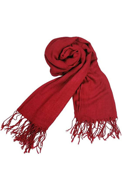 Köstebek Red Anime Attack on Titan Mikasa Tassels Long Oversized Shawl Scarf