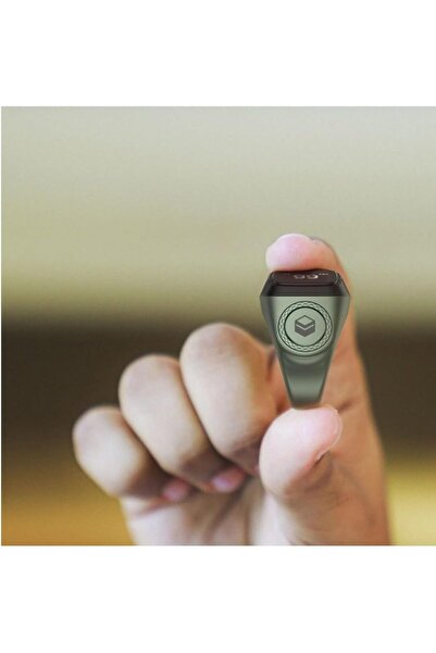 Generic Metal Alloy M02/M02 Pro Smart Zikr Ring (M02, DarkGreen, 20mm)