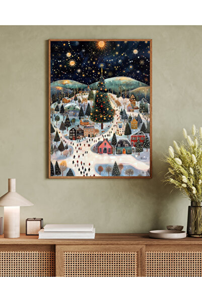 woodhomeworks Tek Parça Salon Ofis Dekor Tablo Vrynt