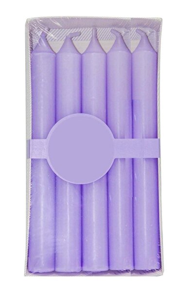 Generic Set Of 5 Scented Candle Purple 19x2cm