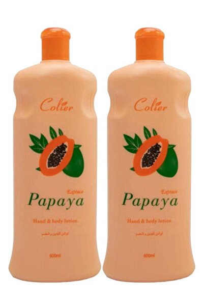colier RDL Papaya Whitening Hand & Body Lotion - 600ml + 600ml (2 pcs)