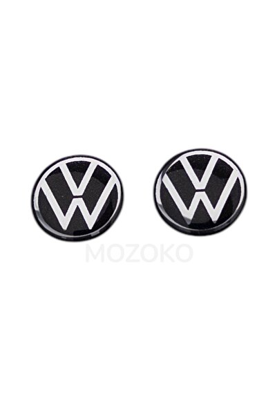 MOZOKO Emblema autoadezivă Volkswagen 11 mm Drop cu imprimeu pentru telecoman...