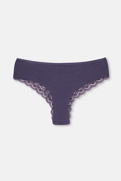 Dagi Ecru-Blue Women's 3-Piece Brazilian Panties
