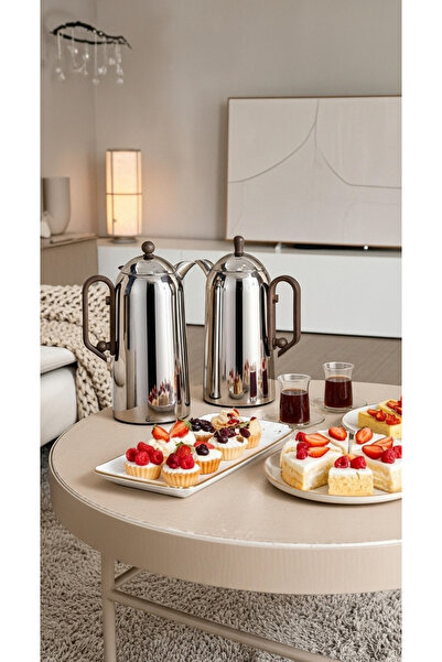 Generic 1 liter tea and coffee thermos set